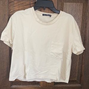 Brandy Melville Yellow Crop Top